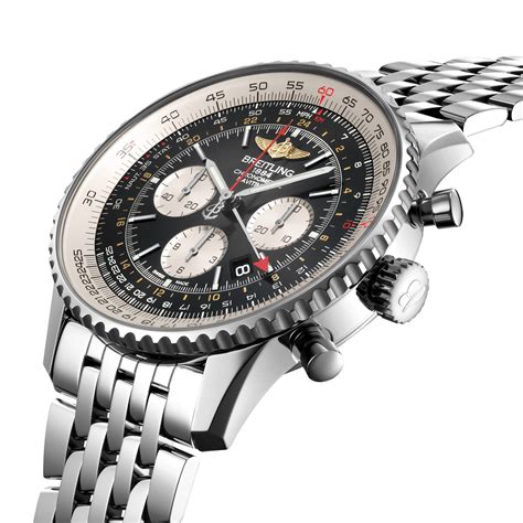 breitling navitimer gmt 48mm watch|More.